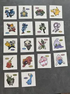 ポケモンパン　デコキャラシール　211弾　セミコンプリート