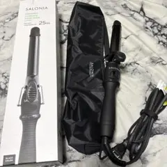 SALONIA カールヘアアイロン 25mm ブラック
