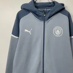 PUMA マンチェスターシティ　ジップパーカー