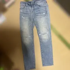American Eagle スキニーデニム ダメージ加工30x30 M〜L相当のサムネイル