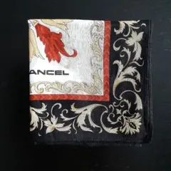 LANCEL 花柄 ハンカチ