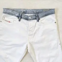ディーゼル　DISEL TEPPHR ホワイトデニムパンツ　32インチ