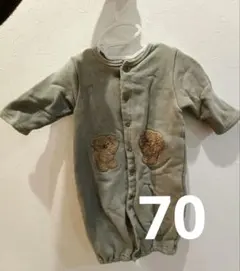 プティマイン　ツーウェイオール　緑　クマ　70cm