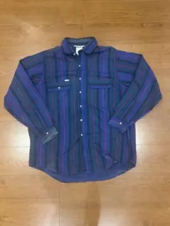 Carhartt ストライプ シャツ XL 海外製 レア