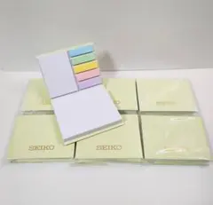 SEIKO メモ帳 付箋セット 6冊