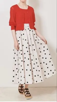 新品未使用　31 Sons de mode シアーカーデセットワンピース