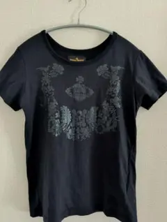 ヴィヴィアンウエストウッド 花柄プリント アングロマニア Tシャツ オーブ刺繍