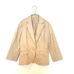 アーヴェヴェ スタンダード テーラードジャケット 38 ベージュ オフィス