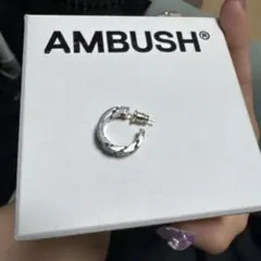 AMBUSH チェーン フープピアス シルバーのサムネイル