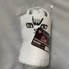 キャラクター顔クッション 白