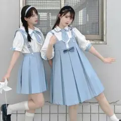 ゴスロリ ロリータ アリス お茶会 シミラールック セーラー セットアップ