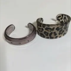 アクリル バングル 2個セット