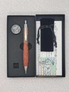 新品 こぶた工房 チューリップウッド シャープペンシル0.5 真鍮金具