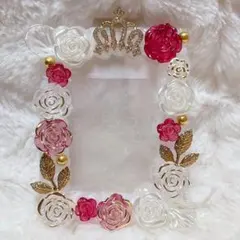 即購入OK❤︎硬質ケースデコ ホイップデコ 紫 ゴールド 金 薔薇 No.491