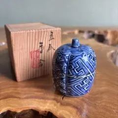 稲植蒔絵 砧香合 廣造 共箱 - メルカリ