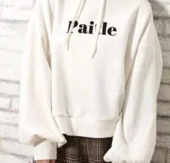 INGNI　裏起毛パーカー　アイボリー