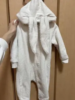 うさぎ耳ロンパース