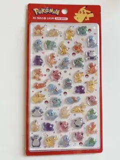 ▪️韓国限定▪️ポケモン 3Dシール 韓国公式ライセンス商品