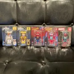 【未開封】MARVEL スパイダーマン X-Men ハッピーくじ ベアブリック
