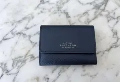 【定価5.9万・新品】スマイソン 三つ折り財布 本革 イタリア製 英国王室御用達のサムネイル