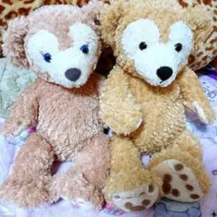 ダッフィー＆シェリーメイ（リボン×） セット Sサイズ