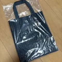 TEMBEA チェック柄ペーパートートバッグ Mサイズ 五明祐子さんコラボ