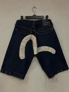 エヴィス エビスビッグカモメペイントセルビッチハーフショートパンツ 