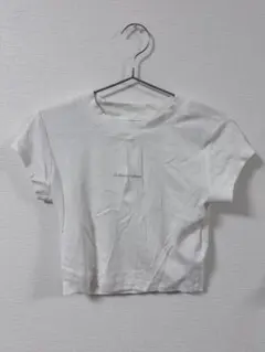 Calvin Klein Jeans クロップドTシャツ ホワイト