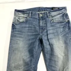 LE DENIM スローブイエナ　デニム　ペイントダメージ加工レディース夏Gパンのサムネイル