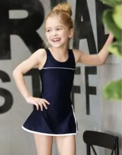 スクール水着 女の子 キッズ 水着 ワンピース 子供 ジュニア 110cm
