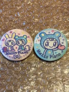 ナルミヤキャラクターズ　刺繍缶バッジ　メゾピアノ