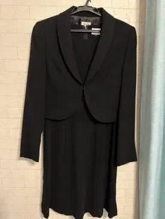 ブラック ワンピーススーツ （ジャケット付）礼服 フォーマル