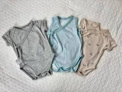 UNIQLO ベビー肌着 ロンパース 60cm 3枚セット