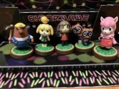 amiiboどうぶつの森5体（アミーボ）
