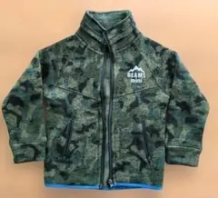 BEAMS mini 迷彩柄 フリースジャケット 120