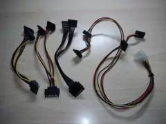 SATA電源ケーブル 4本セット
