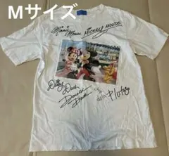 東京ディズニーリゾート　ディズニーランド Tシャツ　ミッキー＆フレンズ　サイン