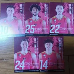 ハピネッツ新入団選手カード