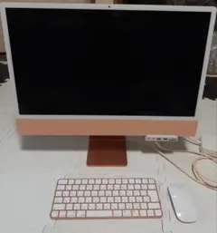 Apple iMac 24インチ M1チップ搭載 ピンク たのメル便 - メルカリ