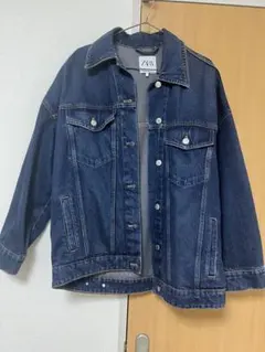 ZARA ダークデニム デニムジャケット S-M