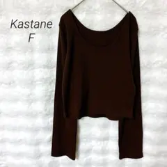 カスタネ カットソー シンプル カジュアル 上品 きれいめ ゆったり 春 薄手