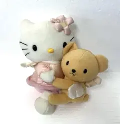 ♡平成レトロ！エンジェルハローキティ＆タイニーチャムぬいぐるみ♡
