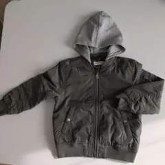 カーキ フード付き MA-1 ジャケット