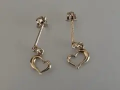 Canal 4℃ K10ピンクゴールドピアス オープンハート