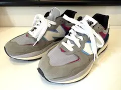 【美品】New Balance 57/40 グレー×マルチカラー