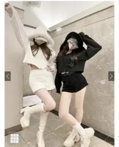 ニットパーカー パーカー