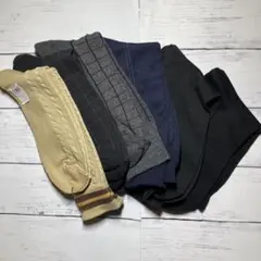 ソックス 6足セット ネイビー ベージュ グレー 黒