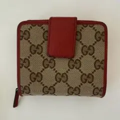 GUCCI 赤　折りたたみ財布