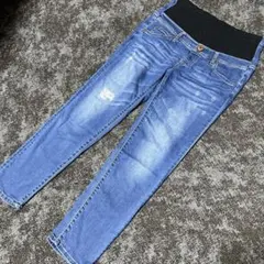 マタニティMダメージデニム