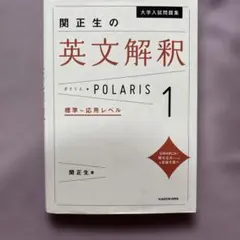 大学入試問題集 関正生の英文解釈ポラリス[1 標準～応用レベル]のサムネイル